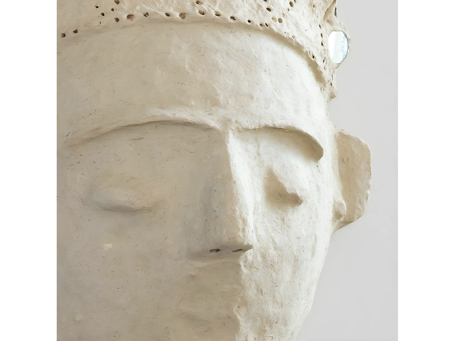 Masque avec couronne en papier mâché Antoine