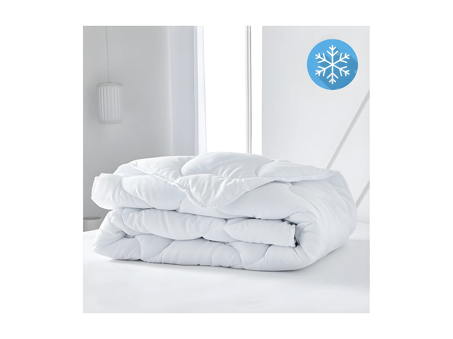 Couette Extra Chaude Unie Blanche – Spécial Grand Froid