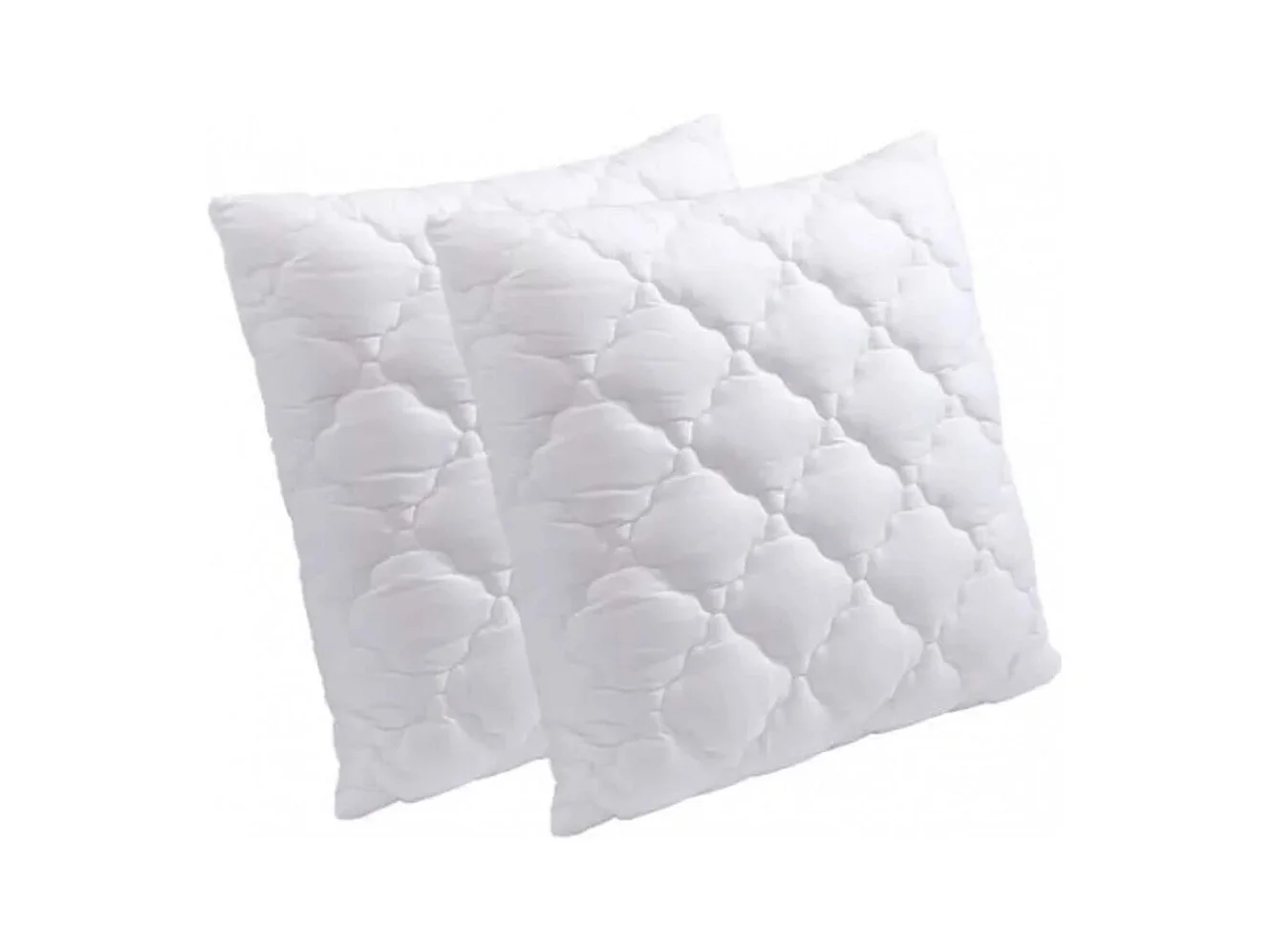 Lot de 2 oreillers 65 x 65, Mousse à mémoire de Forme, Spécial Cervicale, Promo Linge