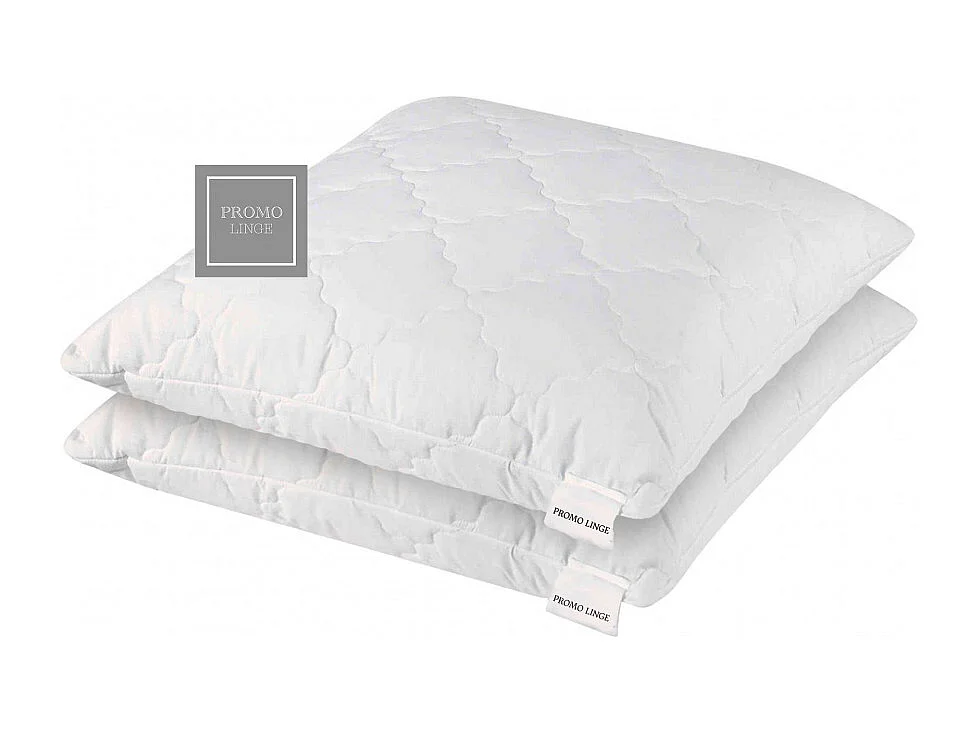 Lot de 2 oreillers 65 x 65, Mousse à mémoire de Forme, Spécial Cervicale, Promo Linge