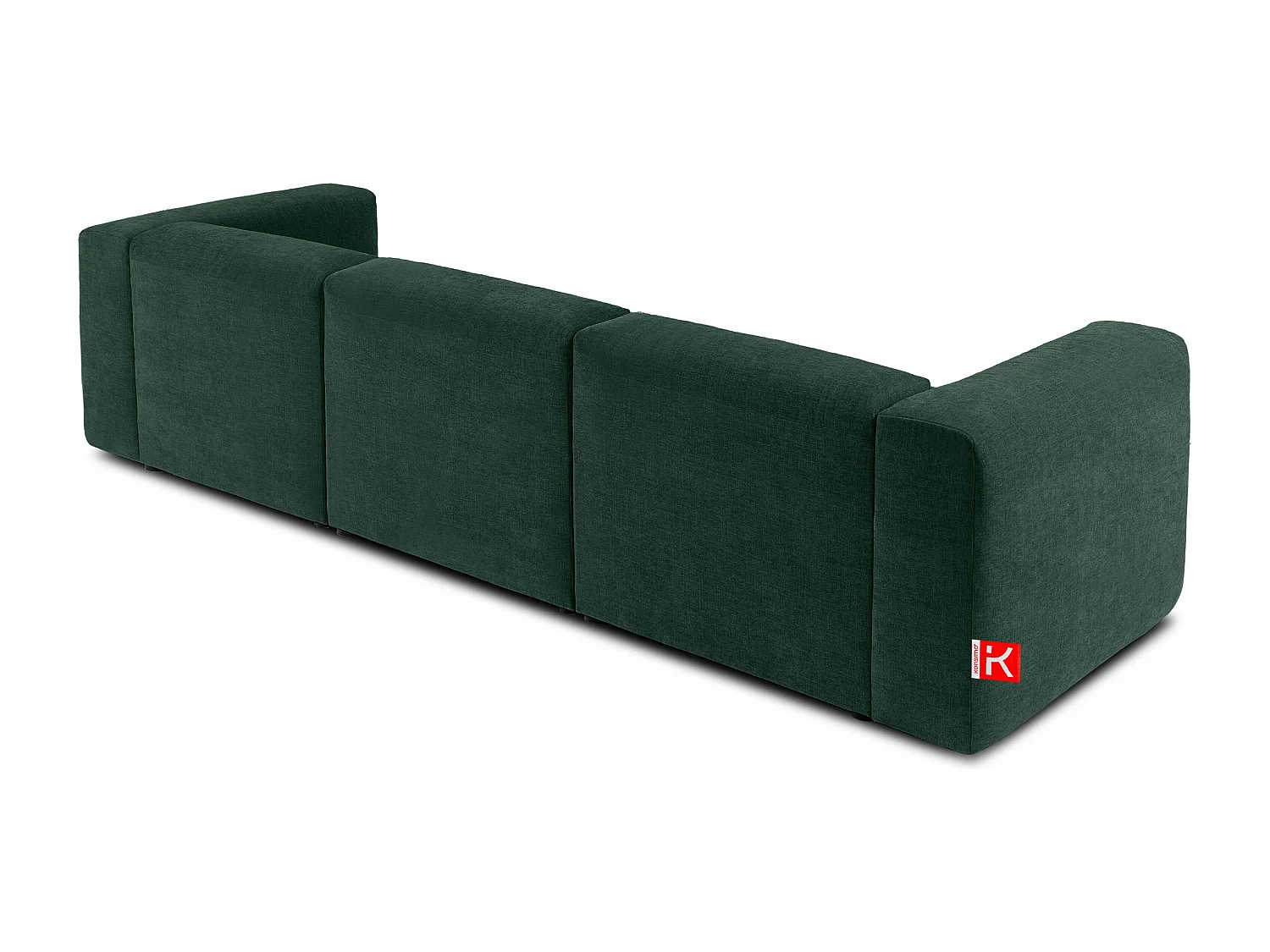 Sofa 3 Sitzer mit extrem weicher und bequemer Sitz - marineblau - BUFFO