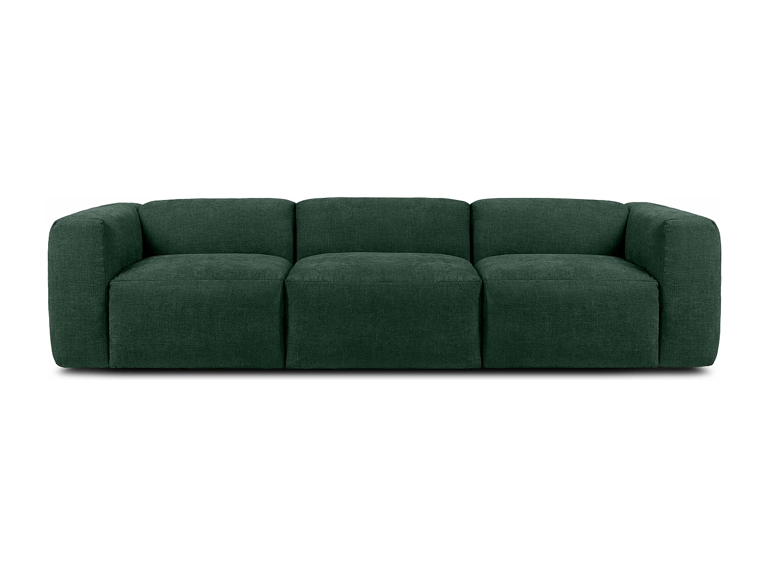 Sofa 3 Sitzer mit extrem weicher und bequemer Sitz - marineblau - BUFFO