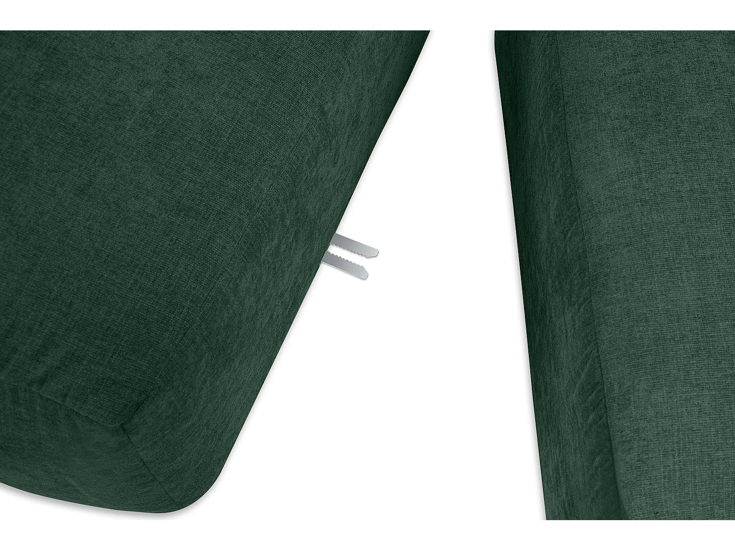 Ecksofa Rechts mit extrem weicher und bequemer Sitz - marineblau - BUFFO