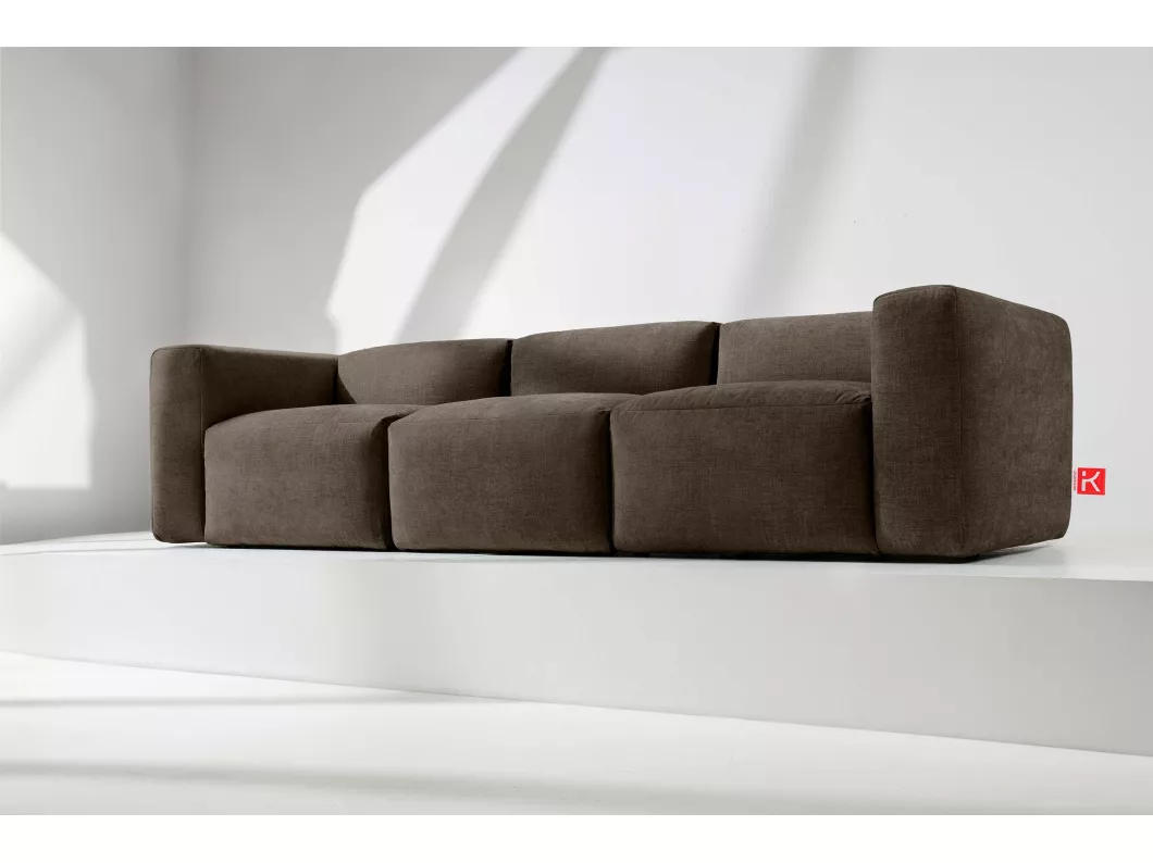 Kauf Unique Sofa 3 Sitzer mit extrem weicher und bequemer Sitz - braun - BUFFO