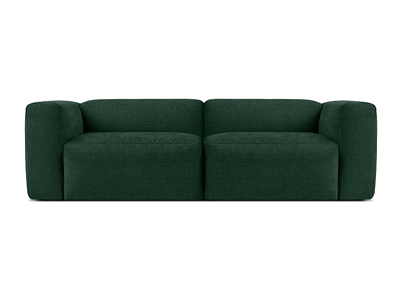 Sofa 2,5 Sitzer mit extrem weicher und bequemer Sitz - marineblau - BUFFO