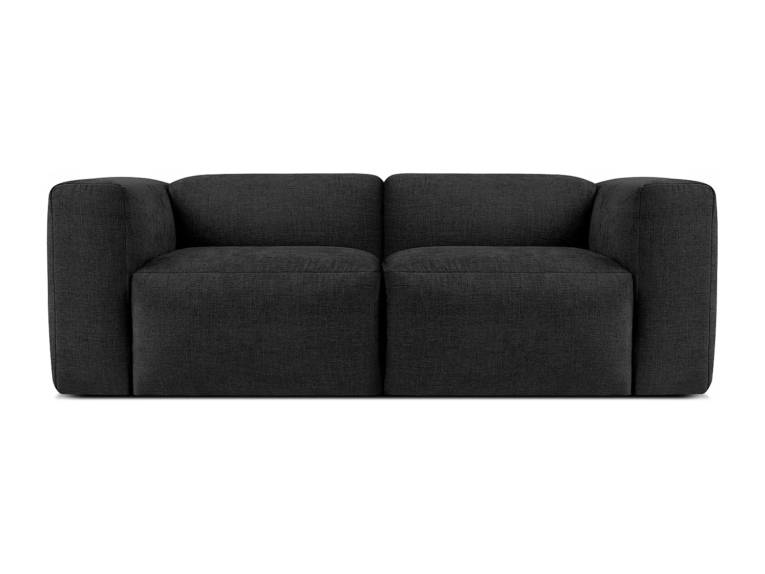 Sofa 2 Sitzer mit extrem weicher und bequemer Sitz - Grau - BUFFO