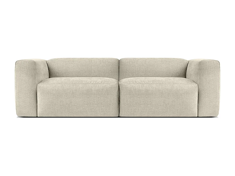 Sofa 2,5 Sitzer mit extrem weicher und bequemer Sitz - ecrufarben - BUFFO