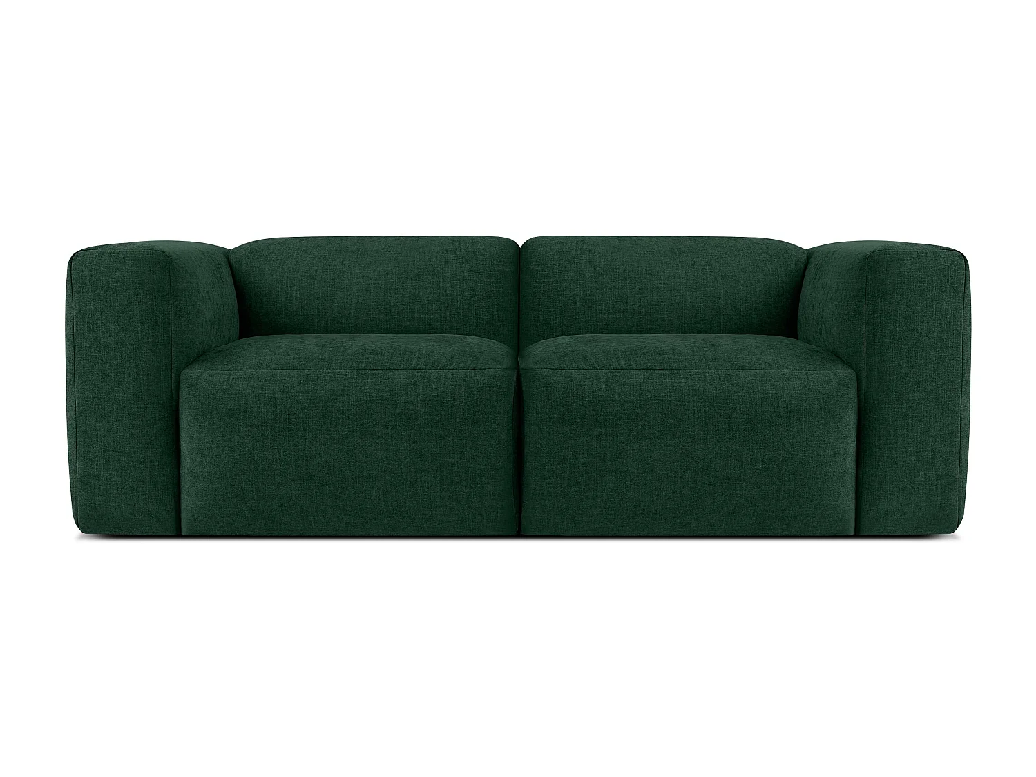 Sofa 2 Sitzer mit extrem weicher und bequemer Sitz - marineblau - BUFFO