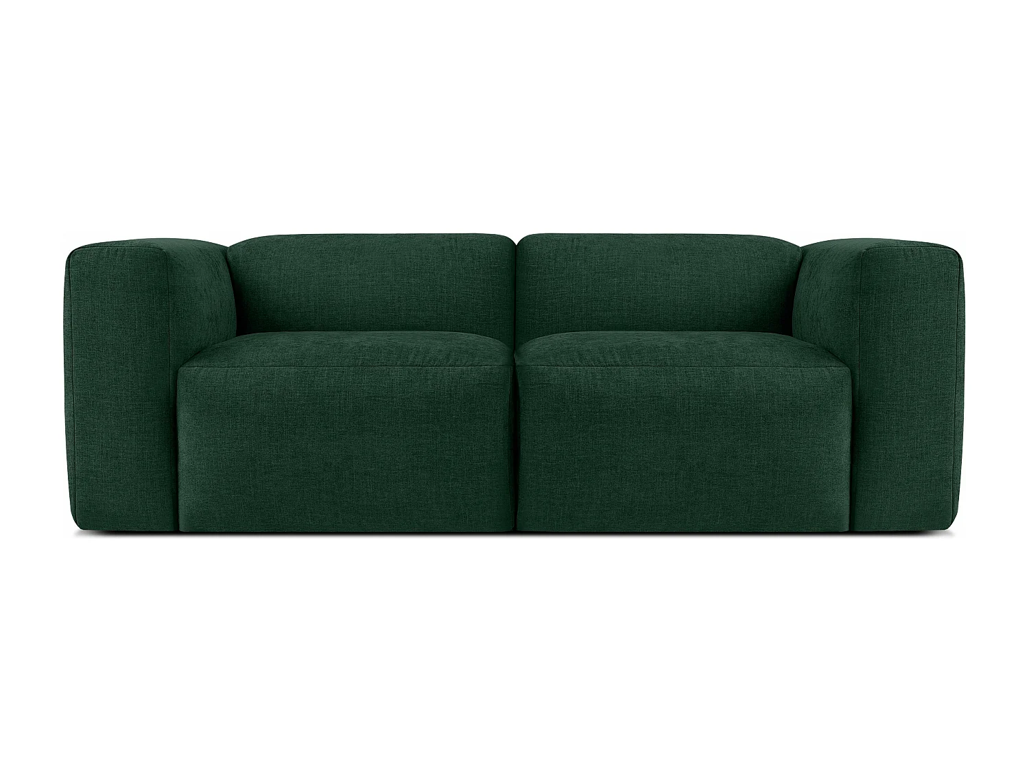 Sofa 2 Sitzer mit extrem weicher und bequemer Sitz - marineblau - BUFFO