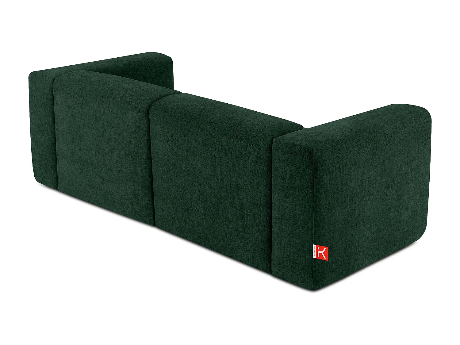 Sofa 2 Sitzer mit extrem weicher und bequemer Sitz - marineblau - BUFFO
