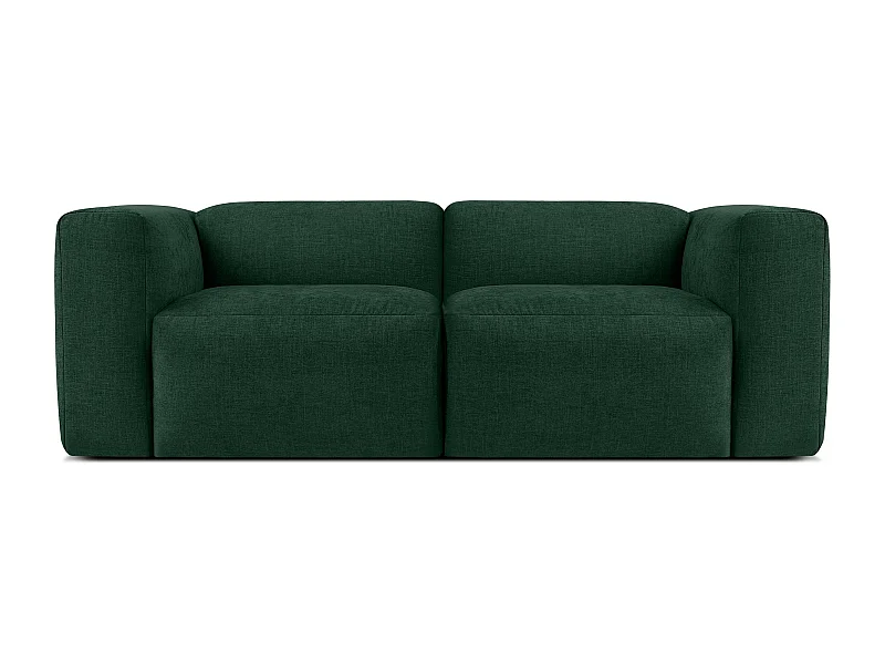 Sofa 2 Sitzer mit extrem weicher und bequemer Sitz - marineblau - BUFFO