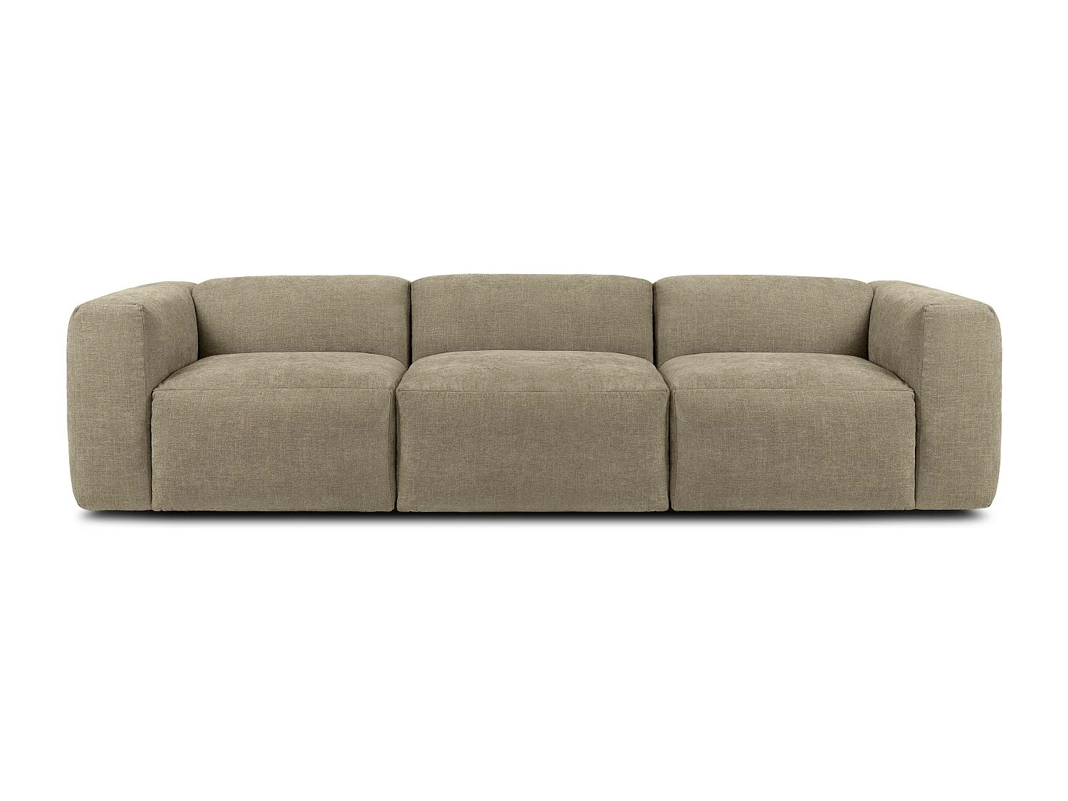 Sofa 3 Sitzer mit extrem weicher und bequemer Sitz - gelb - BUFFO