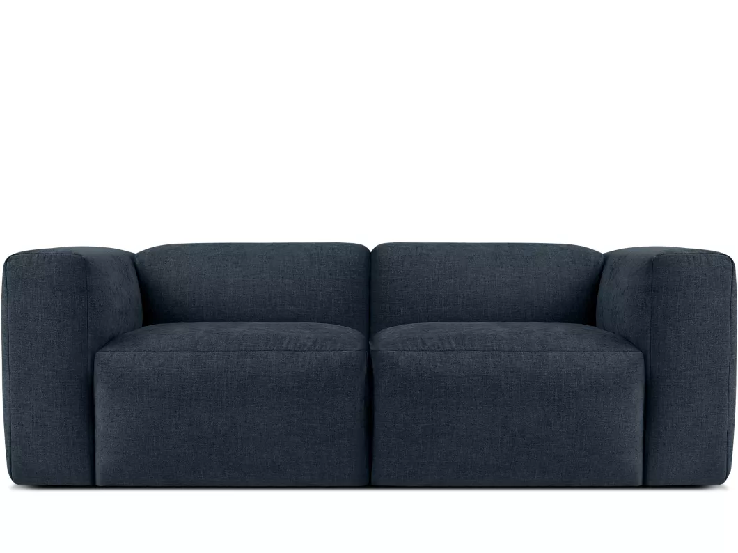 Kauf Unique Sofa 2 Sitzer mit extrem weicher und bequemer Sitz - dunkelblau - BUFFO