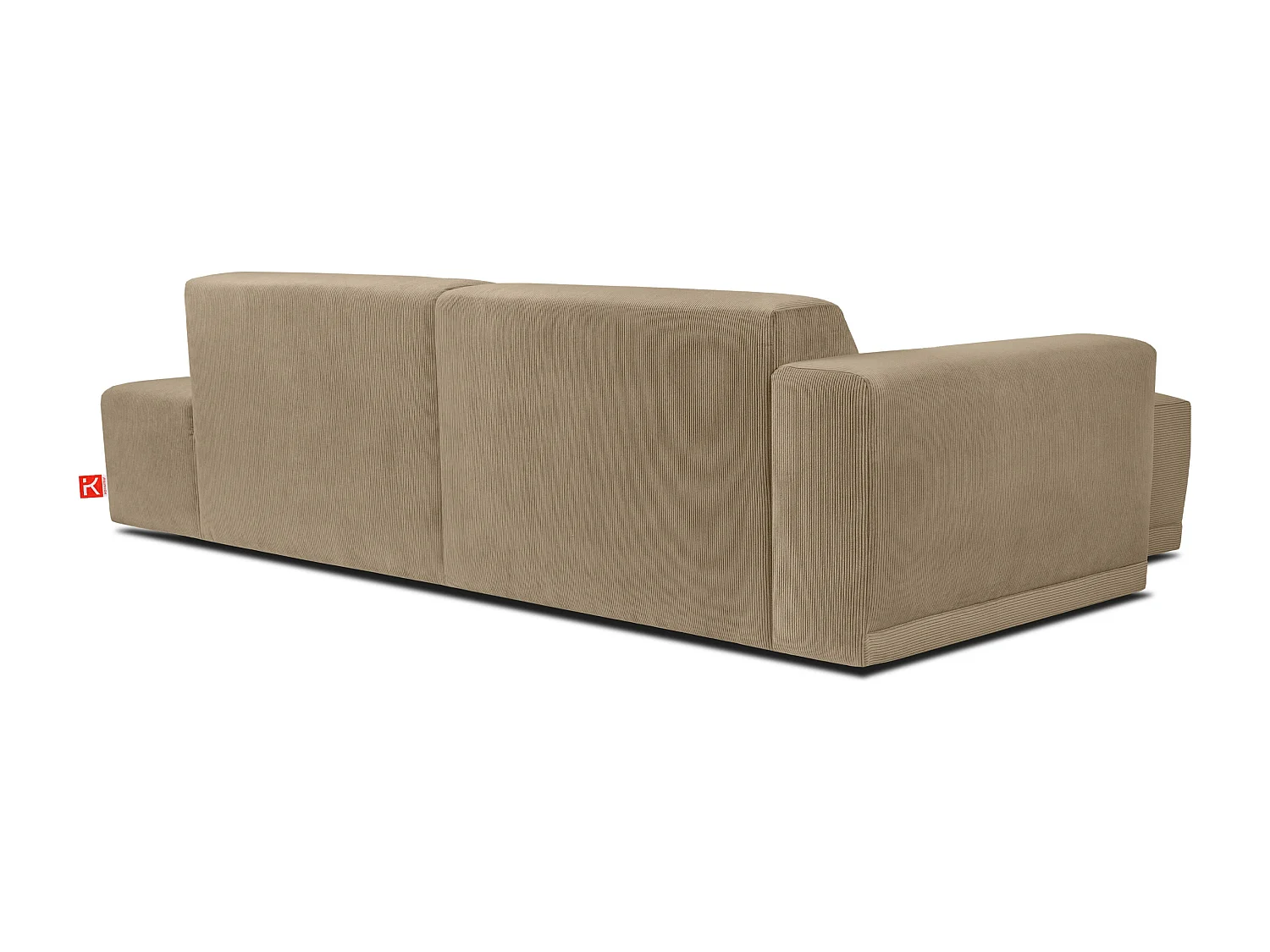 Ecksofa Links in moderner Optik mit hochwertigem Kaltschaum  - beige - MUDI