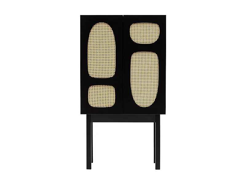 Aparador – 135 cm altura – 75 cm largura – Preto – Aglomerado