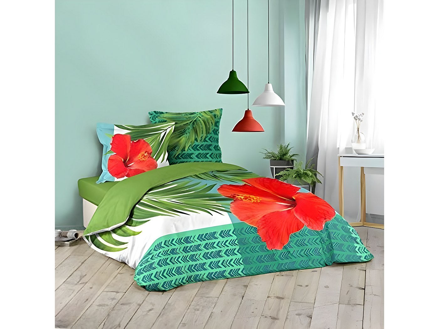 Parure de lit Reversible Arc en Ciel 120*150
