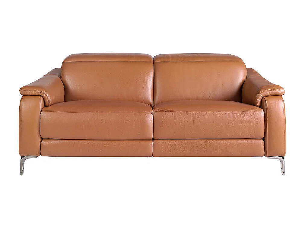 3-Sitzer-Relaxsofa aus braunem Leder 6181 ANGEL CERDA
