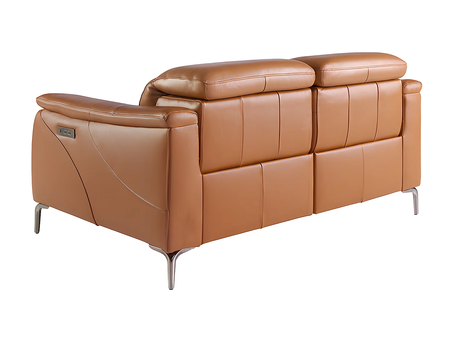 2-zits relaxsofa in bruin leer 6180 ANGEL CERDA