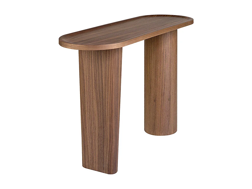 Console ovale en noyer demi-point 3249 ANGEL CERDA