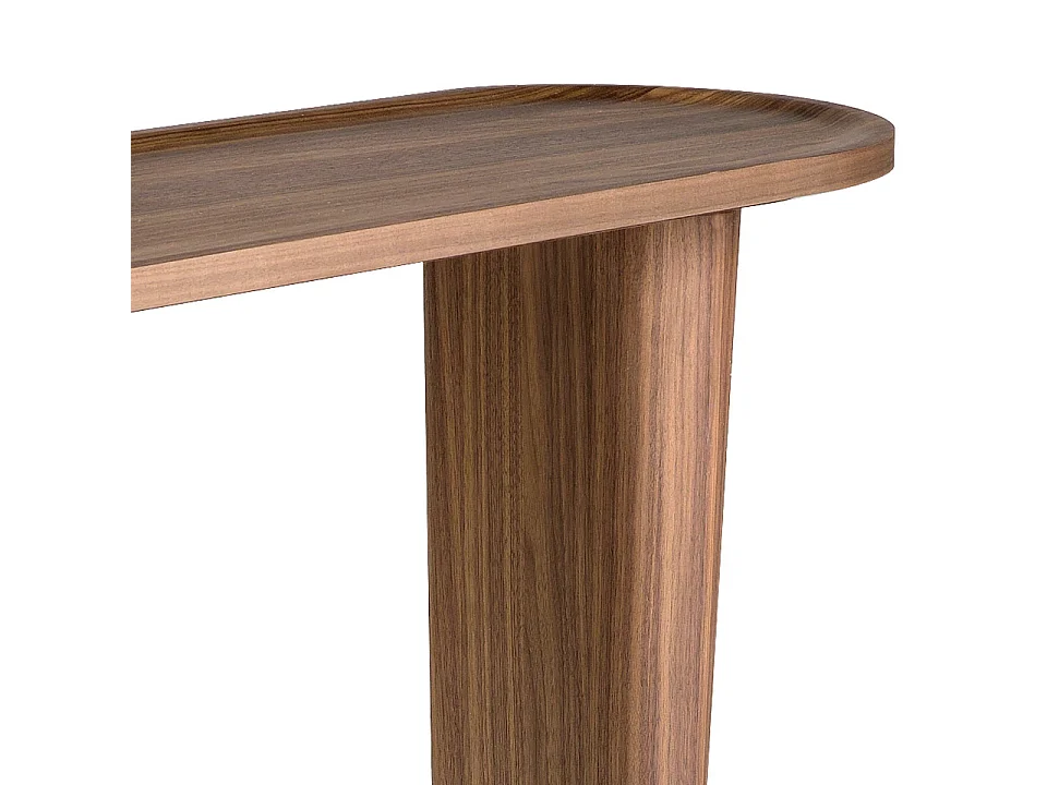 Konsole oval Nussbaum Halbspitze 3249 ANGEL CERDA