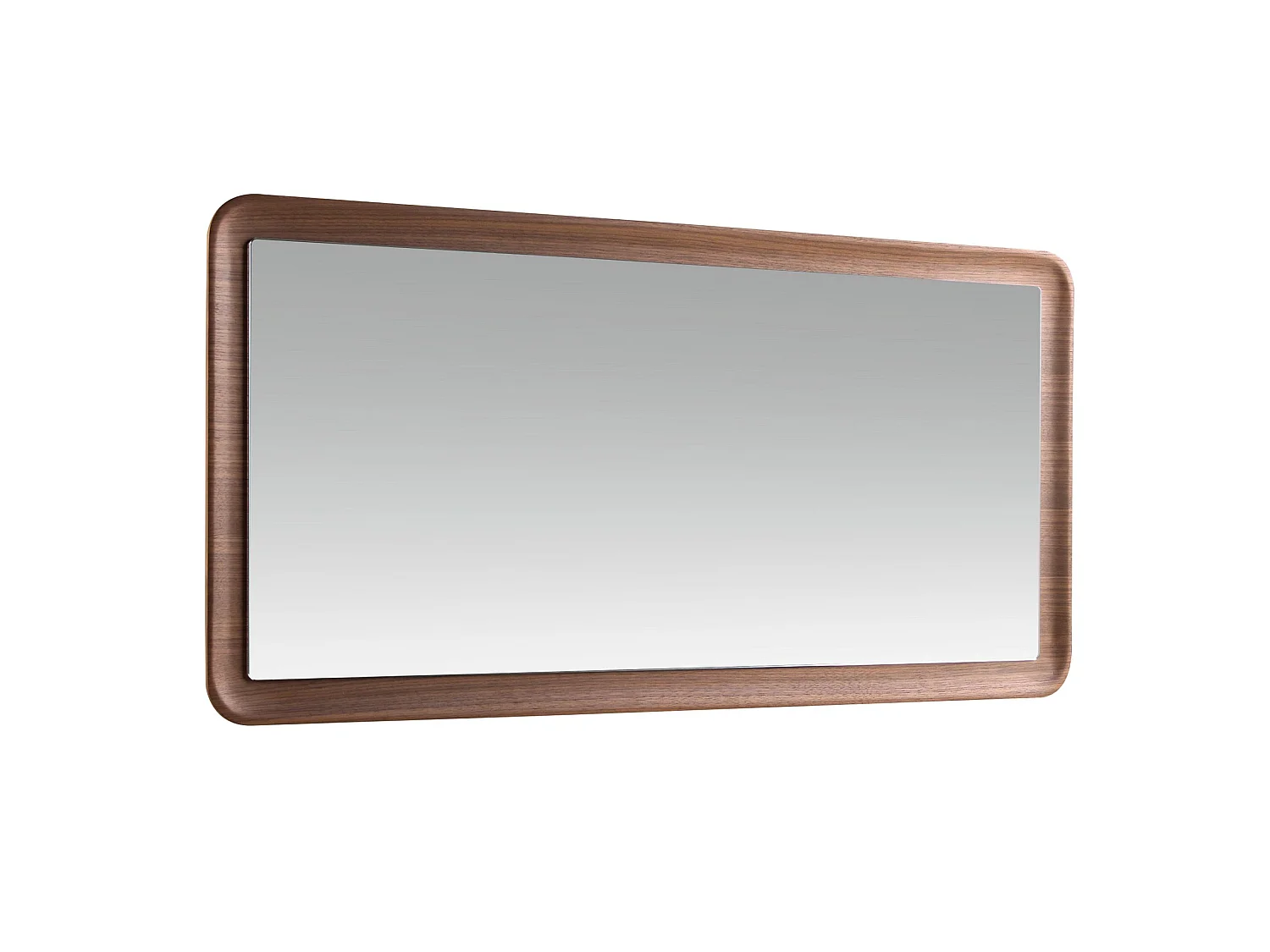 Rechthoekige walnoten wandspiegel 3248 ANGEL CERDA