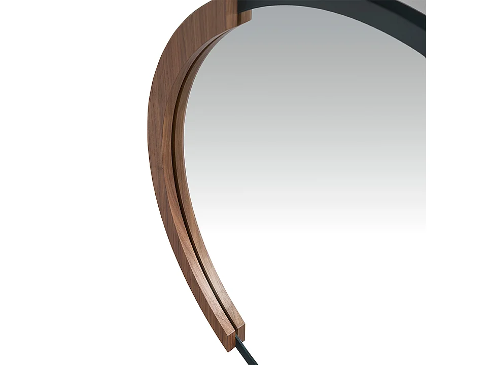 Miroir mural rond bois MDF couleur vert 3247 ANGEL CERDA