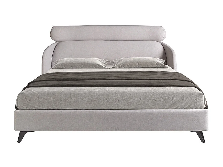 Lichtgrijs stoffen bed 7161 ANGEL CERDA