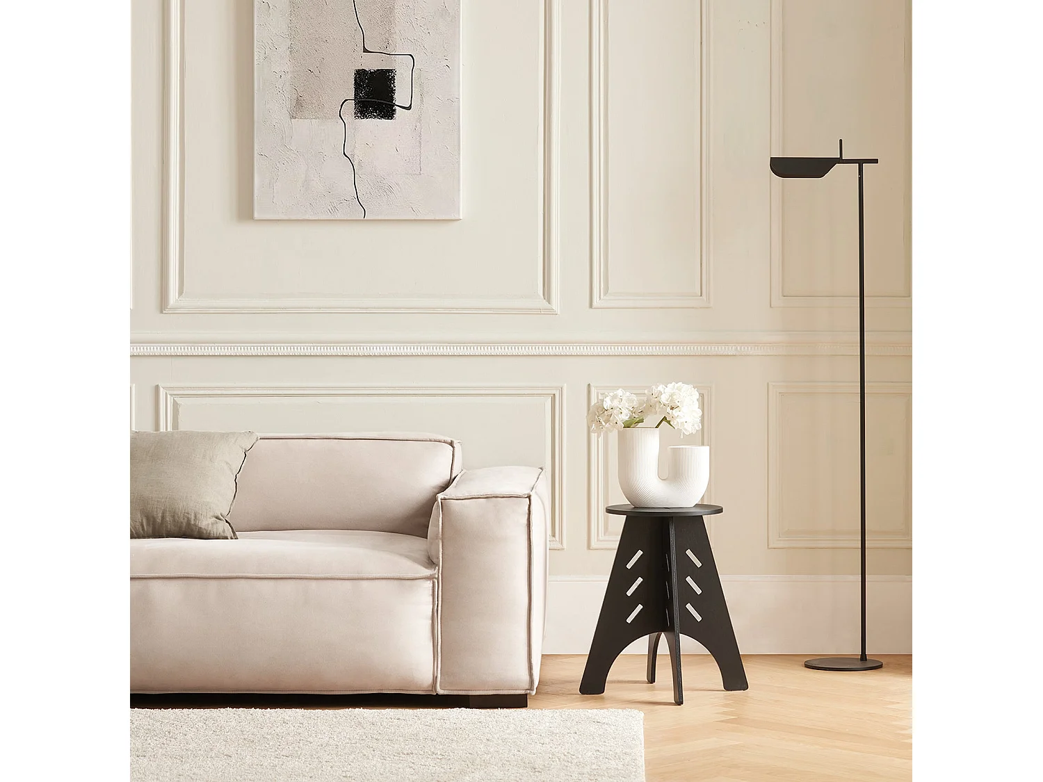 SoBuy, sofá mesa lateral, Prato com rodas, móvel de telefone, HFBT01-K-SCH