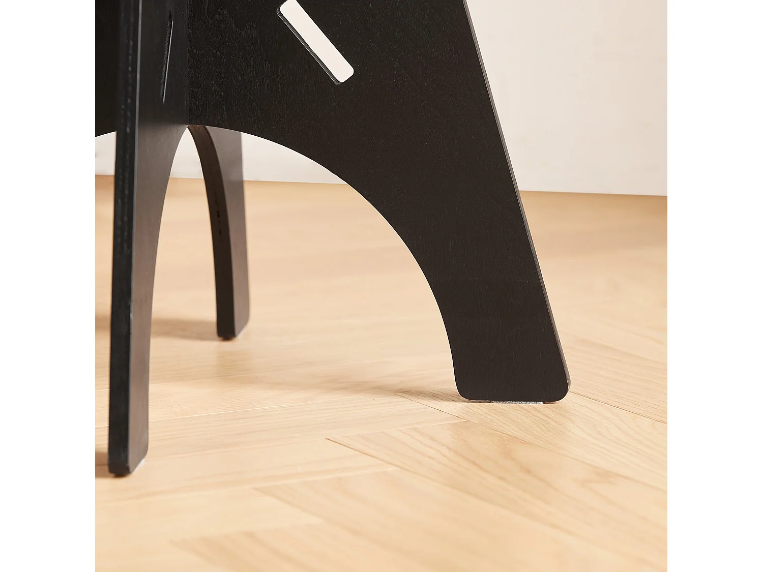 SoBuy HFBT01-K-SCH  Table d'appoint Ronde en Bois Table Basse Ronde Table de Nuit Table de Chevet Bouts de Canapé Marron en Tenons et Mortaises, Noir