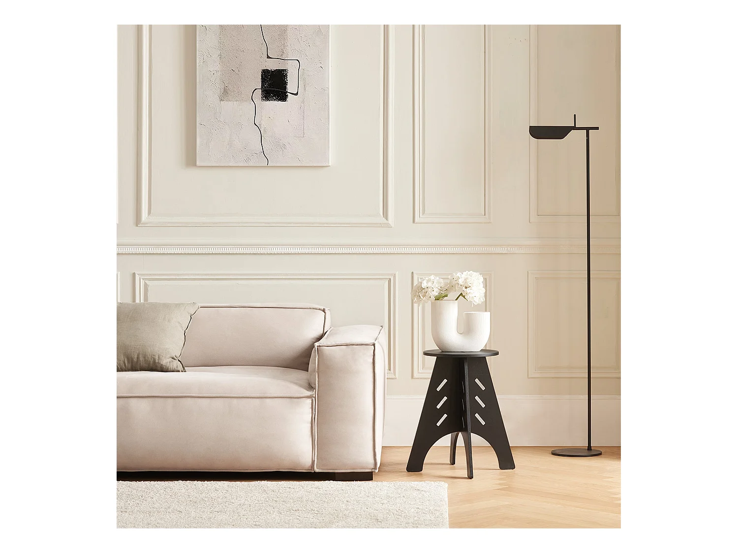 SoBuy HFBT01-K-SCH  Table d'appoint Ronde en Bois Table Basse Ronde Table de Nuit Table de Chevet Bouts de Canapé Marron en Tenons et Mortaises, Noir