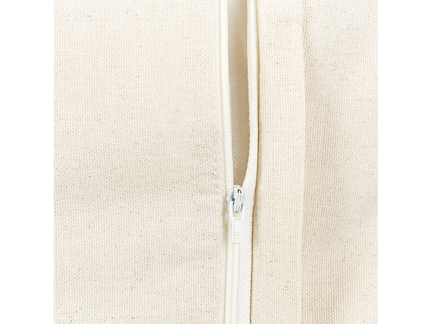 Poduszka dekoracyjna SARGASSUM Len 45 x 45 cm Beżowy Wzór zwierzęcy