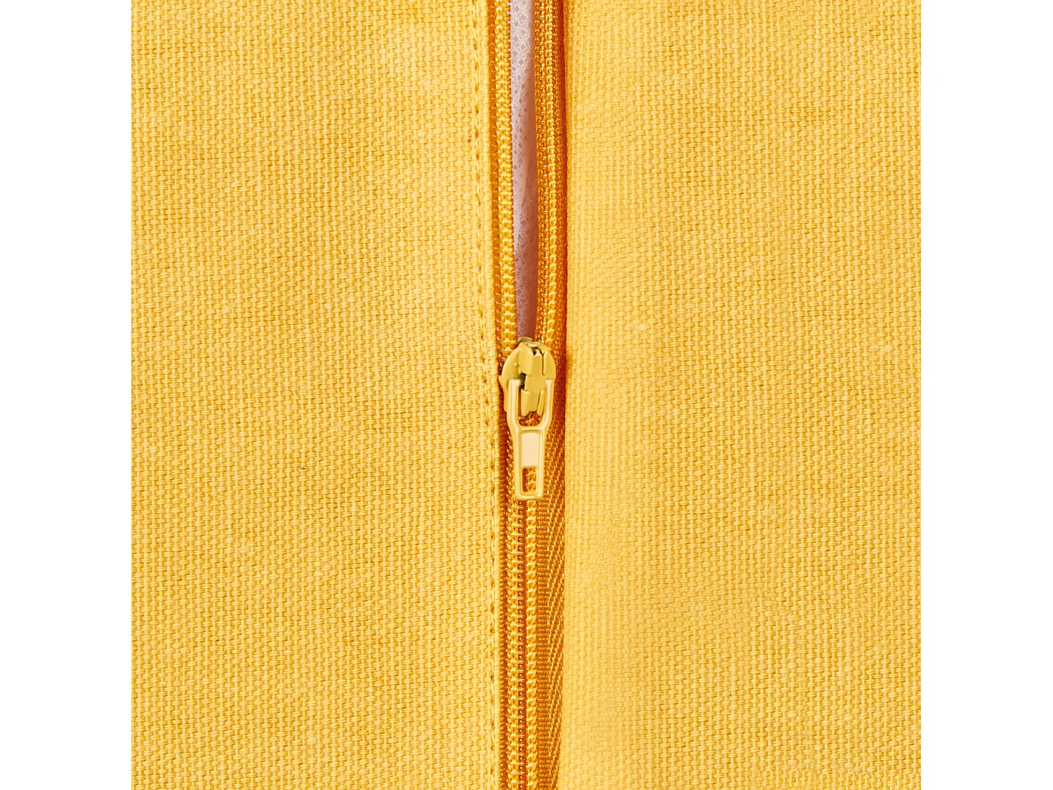 Lot de 2 coussins en coton brodé à motif d'arc-en-ciel jaune 45 x 45 cm LEEA