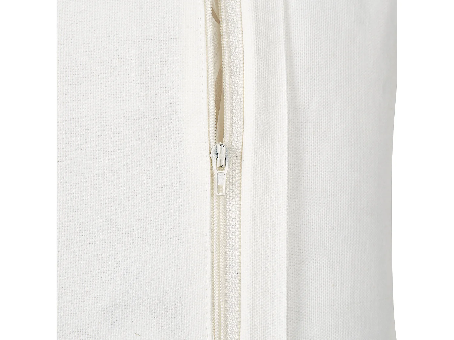 Coussin MELOBESIA Coton 45 x 45 cm Beige Motif de plante