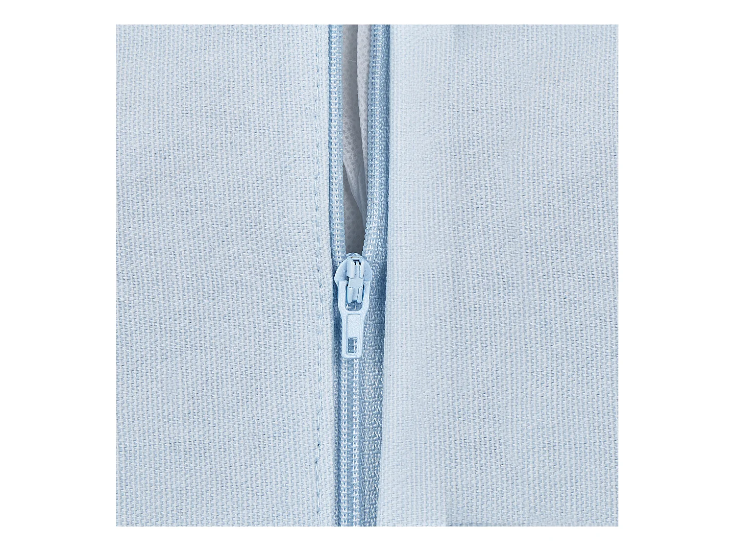 Dekokissen 2er Set Baumwolle blau 45x45 cm Regenbogen bestickt Kinderzimmer Leea