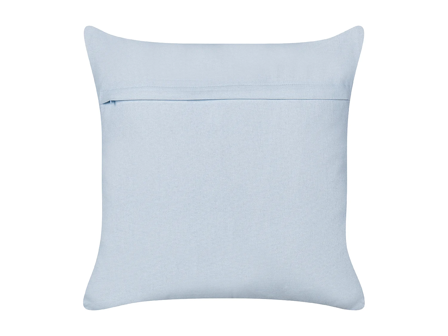 Lot de 2 coussins décoratifs LEEA Coton 45 x 45 cm Bleu clair