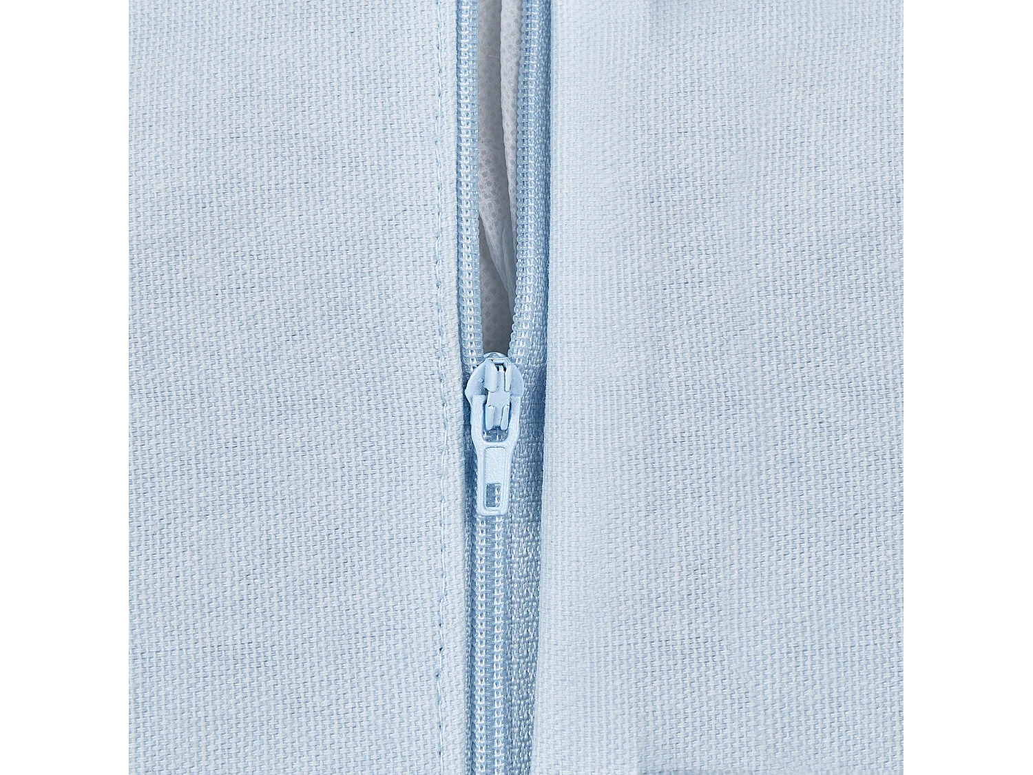 Lot de 2 coussins décoratifs LEEA Coton 45 x 45 cm Bleu clair