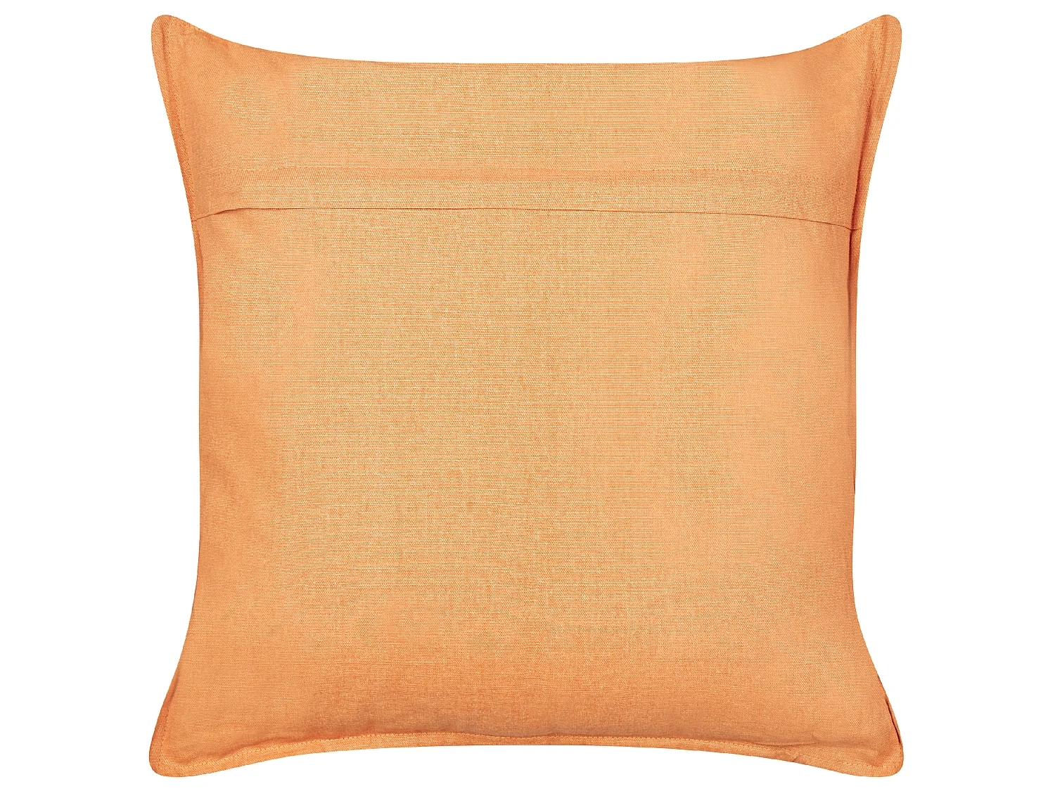 Set of 2 Decorative Cushions HOYA Cotton 45 x 45 cm Orange Geometric Pattern