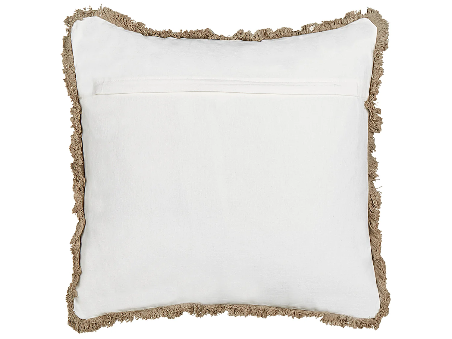 Set di 2 cuscini PSILOTALES Cotone 45 x 45 cm Beige Trama floreale