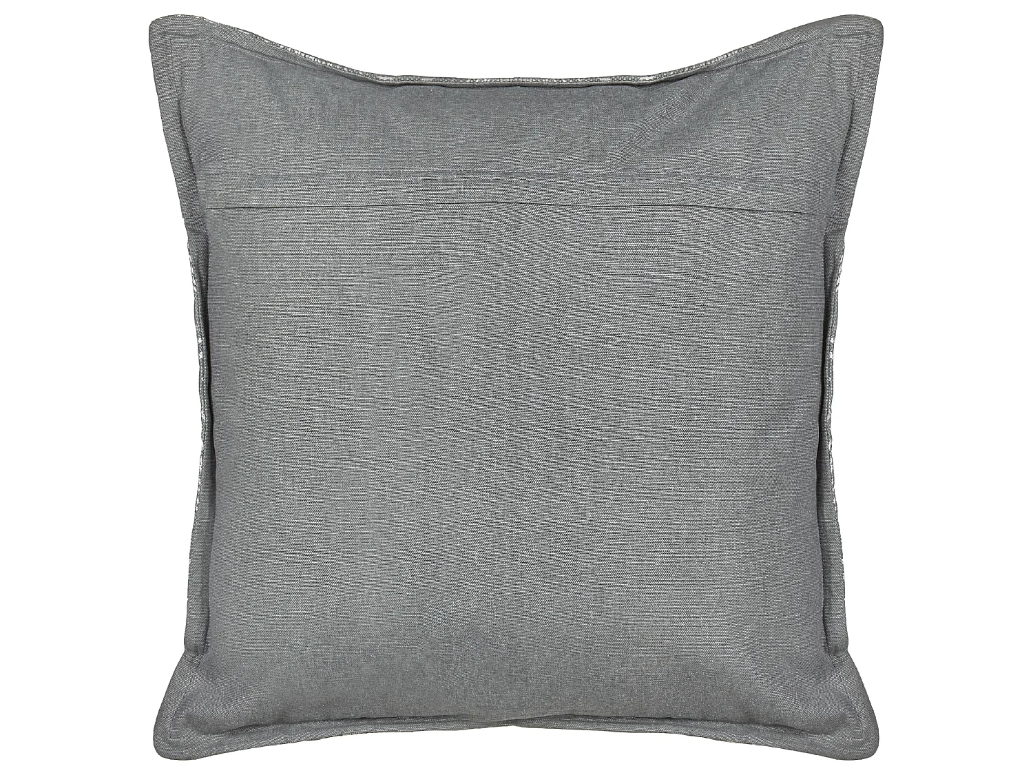 Set of 2 Decorative Cushions HOYA Cotton 45 x 45 cm Grey Geometric Pattern
