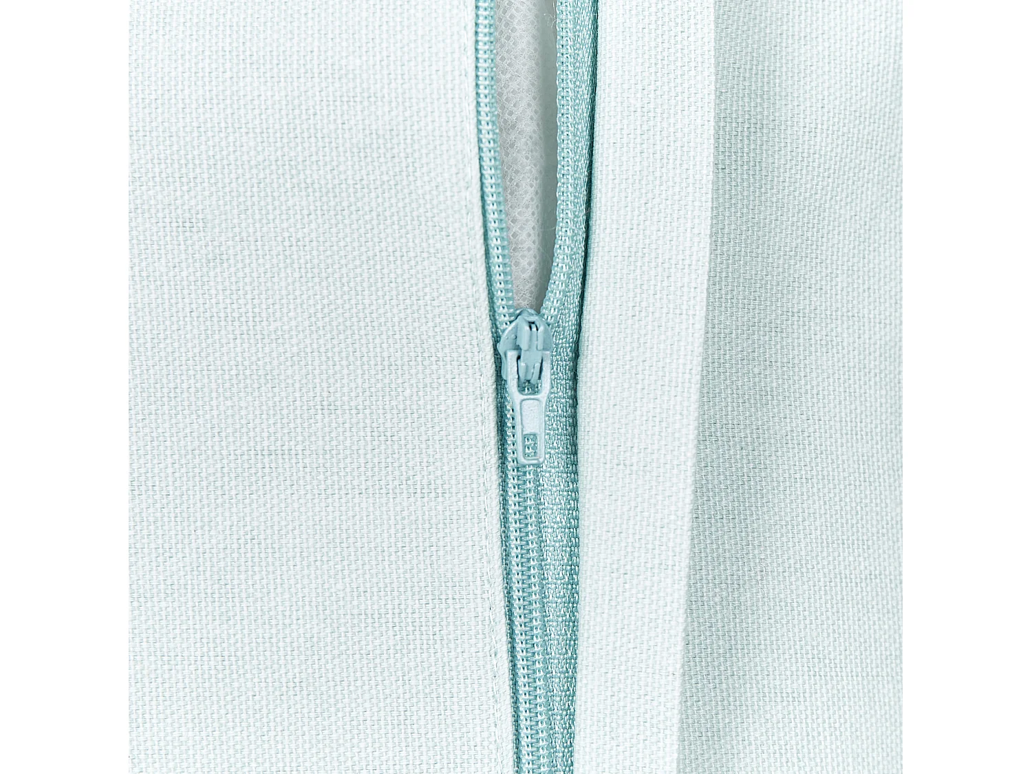 Lot de 2 coussins décoratifs LEATHESIA Velours 45 x 45 cm Bleu clair Motif abstrait