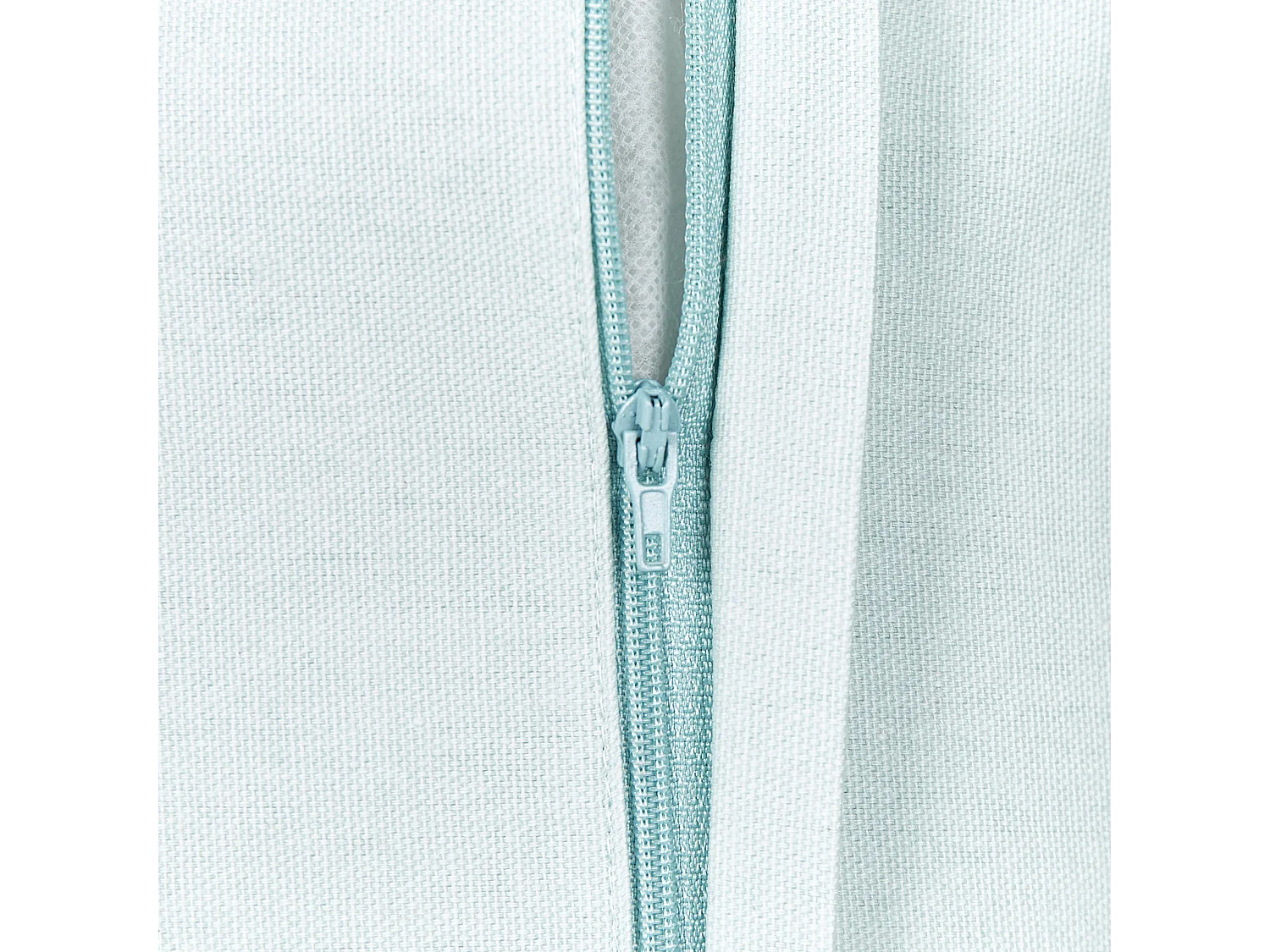 Lot de 2 coussins décoratifs LEATHESIA Velours 45 x 45 cm Bleu clair Motif abstrait