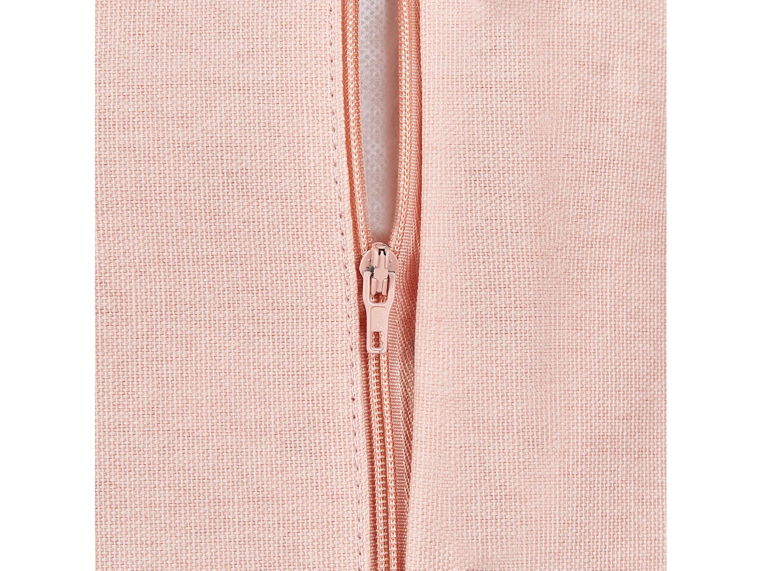 Lot de 2 coussins décoratifs LEEA Coton 45 x 45 cm Rose pastel