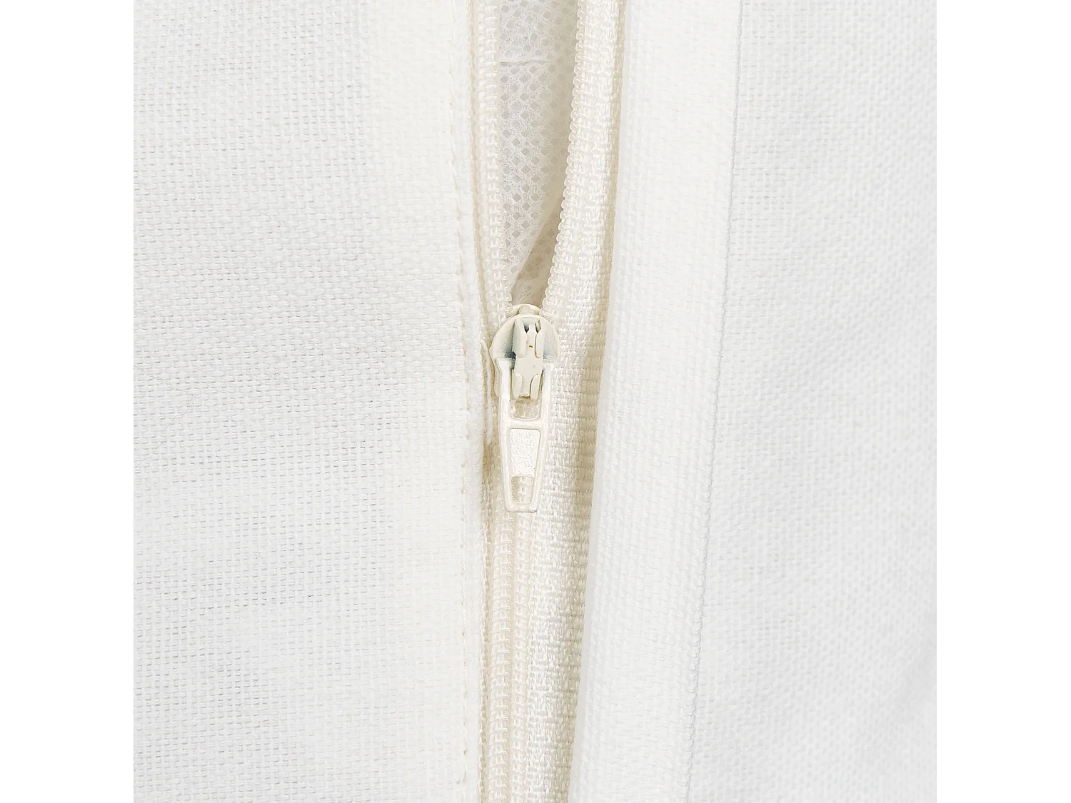 Dekokissen 2er Set LIVISTONA Baumwolle 45 x 45 cm Weiss Blumenmuster