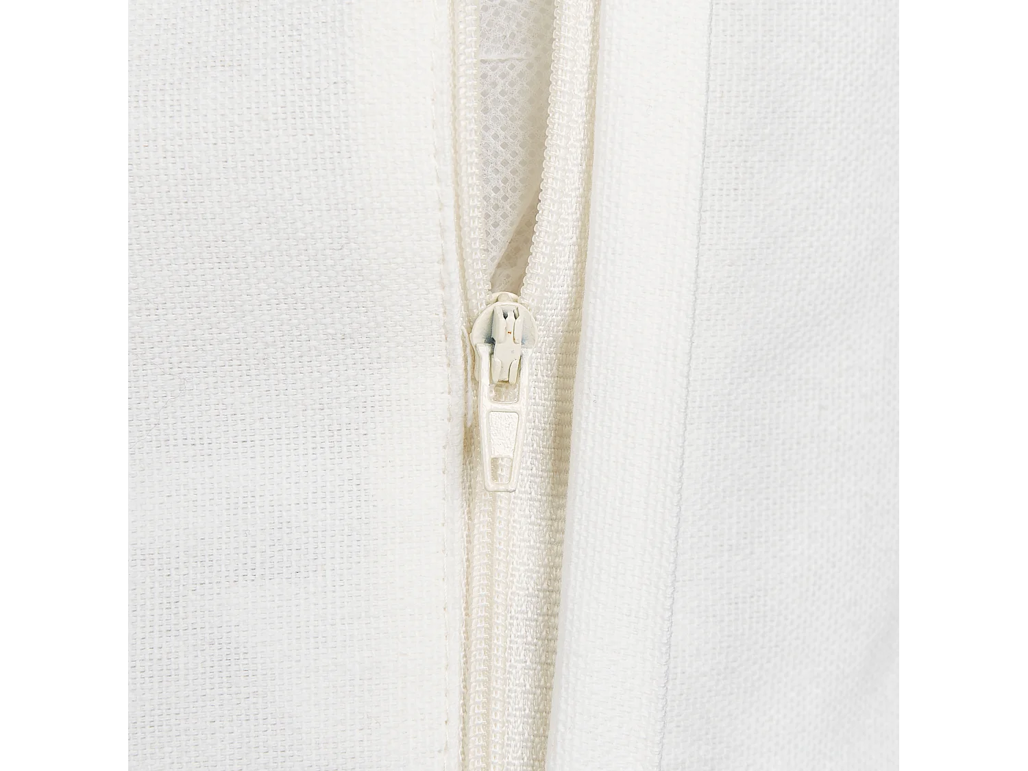 Conjunto de 2 almofadas decorativas LIVISTONA Algodão 45 x 45 cm Branco Padrão floral