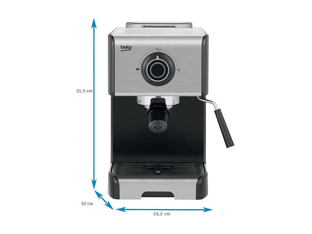 Beko Machine à expresso 15 bars noir - CEP5152B