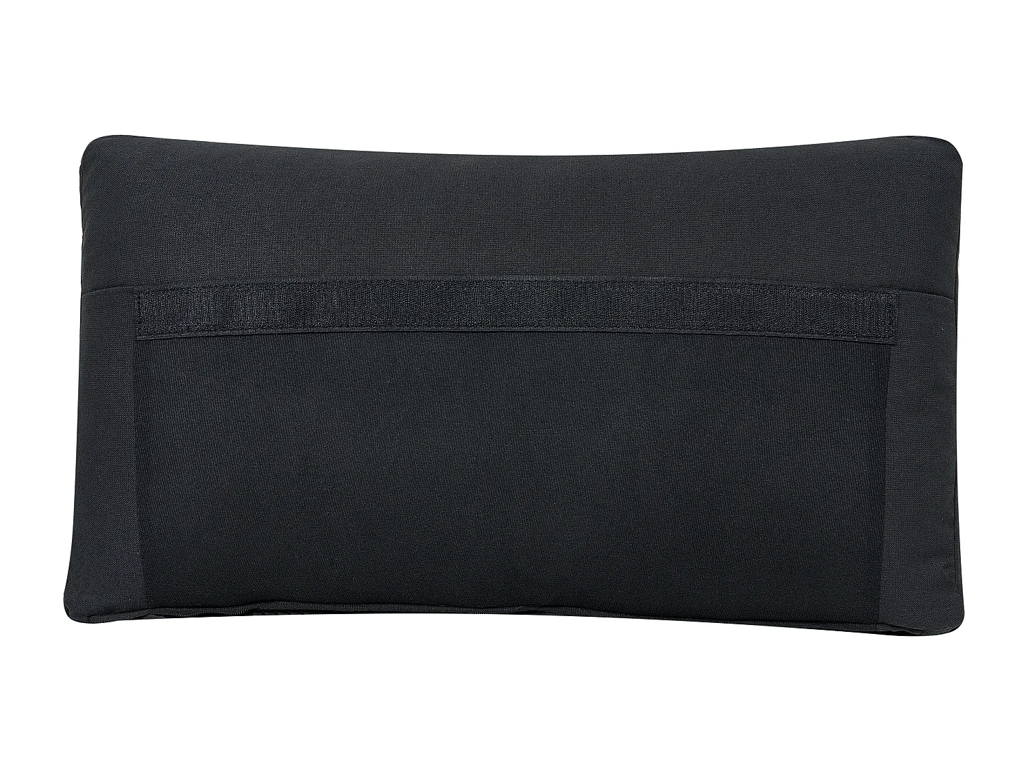 Canapé modulable 3 places UNSTAD Tissu Noir