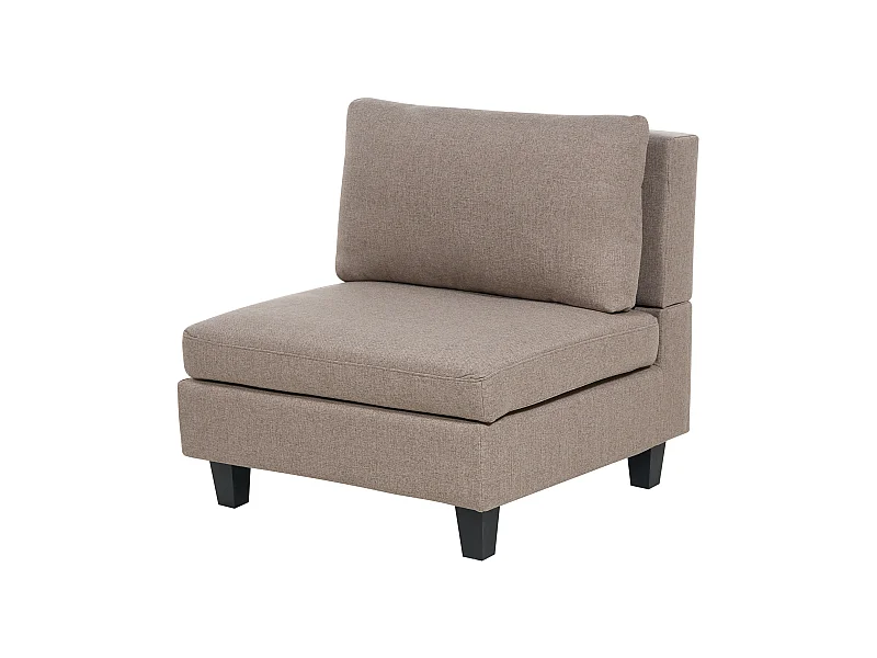 Poltrona modular UNSTAD Tecido Castanho