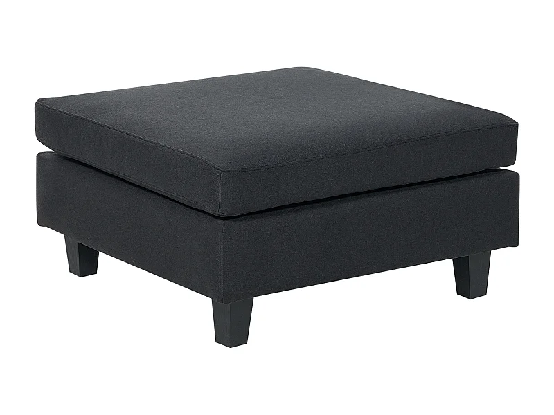 Ottoman UNSTAD Tissu Noir