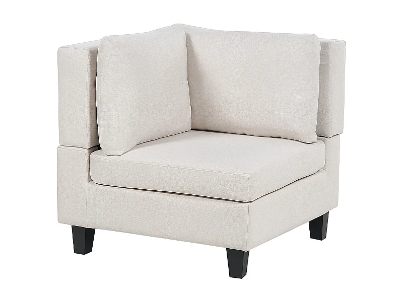 Hoekmodule UNSTAD Stof Lichtbeige