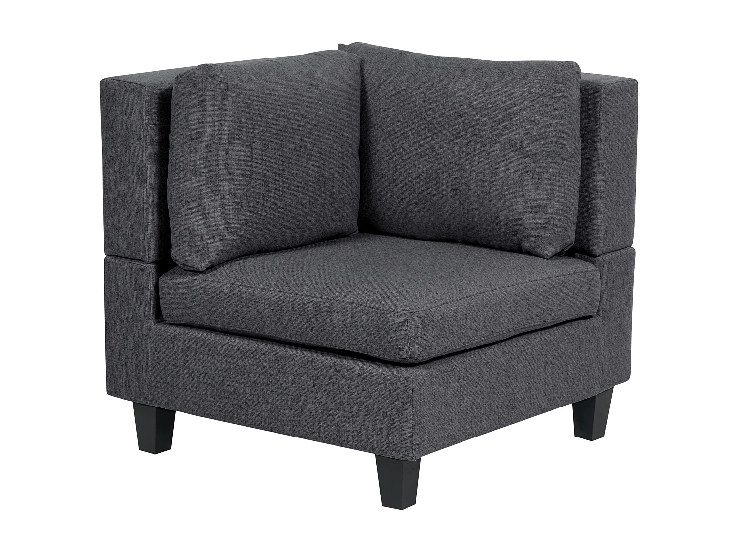 Module d'angle UNSTAD Tissu Gris foncé